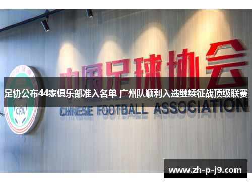足协公布44家俱乐部准入名单 广州队顺利入选继续征战顶级联赛 足协公布44家俱乐部准入名单 广州队顺利入选继续征战顶级联赛